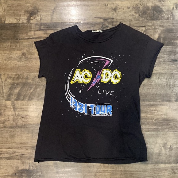 JUNK FOOD AC/DC T-shirt 1981 Tour - Picture 2 of 4
